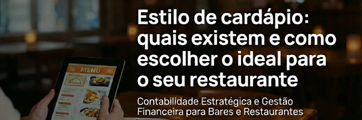 Estilo De Cardápio - Contabilidade no Tatuapé SP - DGN